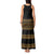 Bulgaria Traditional Pattern Gold Tank Maxi Dress Balkan Culture - Wonder Print Shop