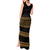 Bulgaria Traditional Pattern Gold Tank Maxi Dress Balkan Culture - Wonder Print Shop