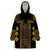 Bulgaria Traditional Pattern Gold Wearable Blanket Hoodie Balkan Culture - Wonder Print Shop