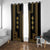 Bulgaria Traditional Pattern Gold Window Curtain Balkan Culture - Wonder Print Shop