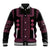 Bulgaria Traditional Pattern Pink Baseball Jacket Balkan Culture - Wonder Print Shop