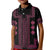 Bulgaria Traditional Pattern Pink Kid Polo Shirt Balkan Culture - Wonder Print Shop