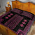 Bulgaria Traditional Pattern Pink Quilt Bed Set Balkan Culture - Wonder Print Shop