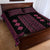 Bulgaria Traditional Pattern Pink Quilt Bed Set Balkan Culture - Wonder Print Shop