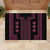 Bulgaria Traditional Pattern Pink Rubber Doormat Balkan Culture - Wonder Print Shop