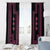 Bulgaria Traditional Pattern Pink Window Curtain Balkan Culture - Wonder Print Shop