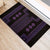 Bulgaria Traditional Pattern Purple Rubber Doormat Balkan Culture - Wonder Print Shop