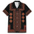 Bulgaria Traditional Pattern Red Family Matching Puletasi and Hawaiian Shirt Balkan Culture - Wonder Print Shop