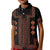 Bulgaria Traditional Pattern Red Kid Polo Shirt Balkan Culture - Wonder Print Shop