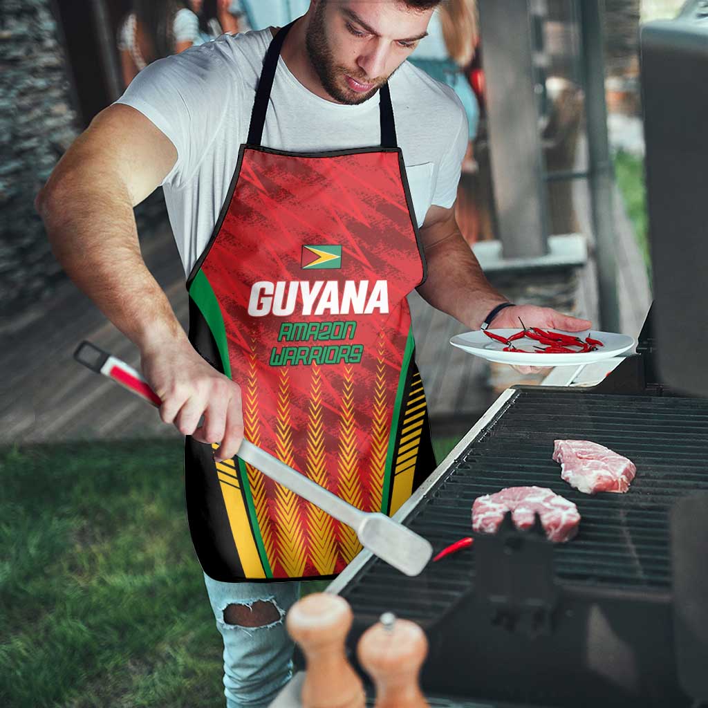 Amazon Warriors Guyana Cricket Apron Ready For Glory Red Version - Wonder Print Shop