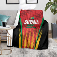 Custom Amazon Warriors Guyana Cricket Blanket Ready For Glory Red Version - Wonder Print Shop