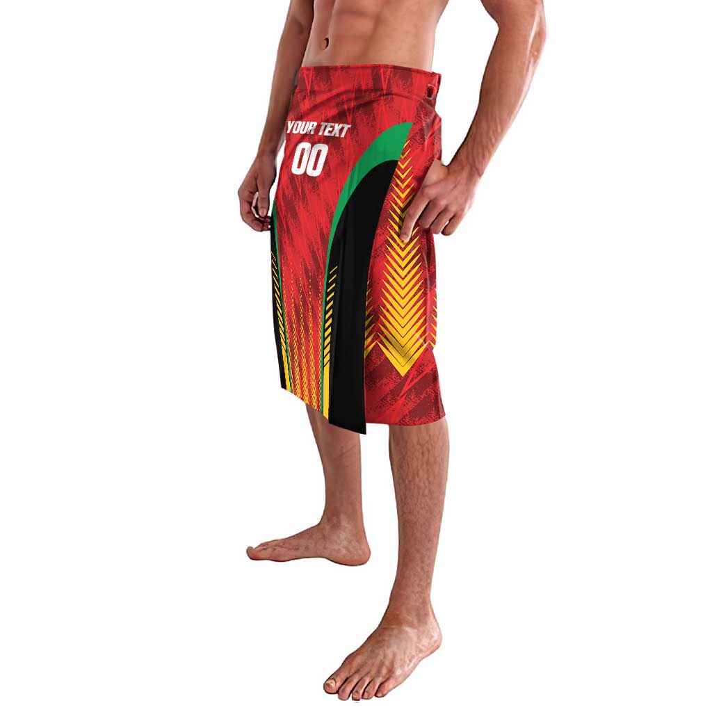 Custom Amazon Warriors Guyana Cricket Lavalava Ready For Glory Red Version - Wonder Print Shop