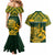 South Africa Rugby Couples Matching Mermaid Dress and Hawaiian Shirt Go Springboks African Pattern - Wonder Print Shop