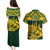 South Africa Rugby Couples Matching Puletasi Dress and Hawaiian Shirt Go Springboks African Pattern - Wonder Print Shop