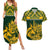 South Africa Rugby Couples Matching Summer Maxi Dress and Hawaiian Shirt Go Springboks African Pattern - Wonder Print Shop