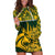 South Africa Rugby Hoodie Dress Go Springboks African Pattern - Wonder Print Shop