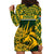 South Africa Rugby Hoodie Dress Go Springboks African Pattern - Wonder Print Shop