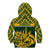 South Africa Rugby Kid Hoodie Go Springboks African Pattern - Wonder Print Shop