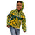 South Africa Rugby Kid Hoodie Go Springboks African Pattern - Wonder Print Shop