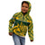 South Africa Rugby Kid Hoodie Go Springboks African Pattern - Wonder Print Shop