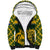 South Africa Rugby Sherpa Hoodie Go Springboks African Pattern - Wonder Print Shop