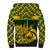 South Africa Rugby Sherpa Hoodie Go Springboks African Pattern - Wonder Print Shop