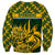 South Africa Rugby Sweatshirt Go Springboks African Pattern LT01