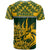 South Africa Rugby T Shirt Go Springboks African Pattern - Wonder Print Shop