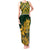 South Africa Rugby Tank Maxi Dress Go Springboks African Pattern - Wonder Print Shop