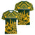 South Africa Rugby Women V Neck T Shirt Go Springboks African Pattern - Wonder Print Shop