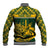 Custom South Africa Rugby Baseball Jacket Go Springboks African Pattern - Wonder Print Shop