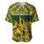 Custom South Africa Rugby Baseball Jersey Go Springboks African Pattern - Wonder Print Shop