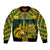 Custom South Africa Rugby Bomber Jacket Go Springboks African Pattern - Wonder Print Shop