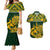 Custom South Africa Rugby Couples Matching Mermaid Dress and Hawaiian Shirt Go Springboks African Pattern - Wonder Print Shop