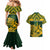 Custom South Africa Rugby Couples Matching Mermaid Dress and Hawaiian Shirt Go Springboks African Pattern - Wonder Print Shop