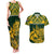 Custom South Africa Rugby Couples Matching Tank Maxi Dress and Hawaiian Shirt Go Springboks African Pattern - Wonder Print Shop