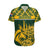 Custom South Africa Rugby Hawaiian Shirt Go Springboks African Pattern - Wonder Print Shop