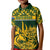 Custom South Africa Rugby Kid Polo Shirt Go Springboks African Pattern - Wonder Print Shop