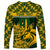 Custom South Africa Rugby Long Sleeve Shirt Go Springboks African Pattern - Wonder Print Shop