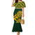 Custom South Africa Rugby Mermaid Dress Go Springboks African Pattern - Wonder Print Shop