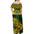 Custom South Africa Rugby Off Shoulder Maxi Dress Go Springboks African Pattern - Wonder Print Shop