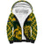 Custom South Africa Rugby Sherpa Hoodie Go Springboks African Pattern - Wonder Print Shop