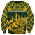 Custom South Africa Rugby Sweatshirt Go Springboks African Pattern - Wonder Print Shop