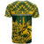 Custom South Africa Rugby T Shirt Go Springboks African Pattern - Wonder Print Shop