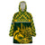 Custom South Africa Rugby Wearable Blanket Hoodie Go Springboks African Pattern - Wonder Print Shop