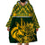 Custom South Africa Rugby Wearable Blanket Hoodie Go Springboks African Pattern - Wonder Print Shop