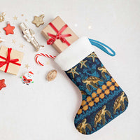 Hawaii Turtles Starfish Unique Pattern Christmas Stocking - Wonder Print Shop