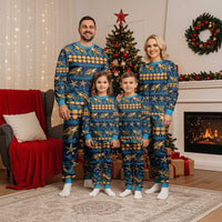 Hawaii Turtles Starfish Unique Pattern Christmas Pajama Set - Wonder Print Shop