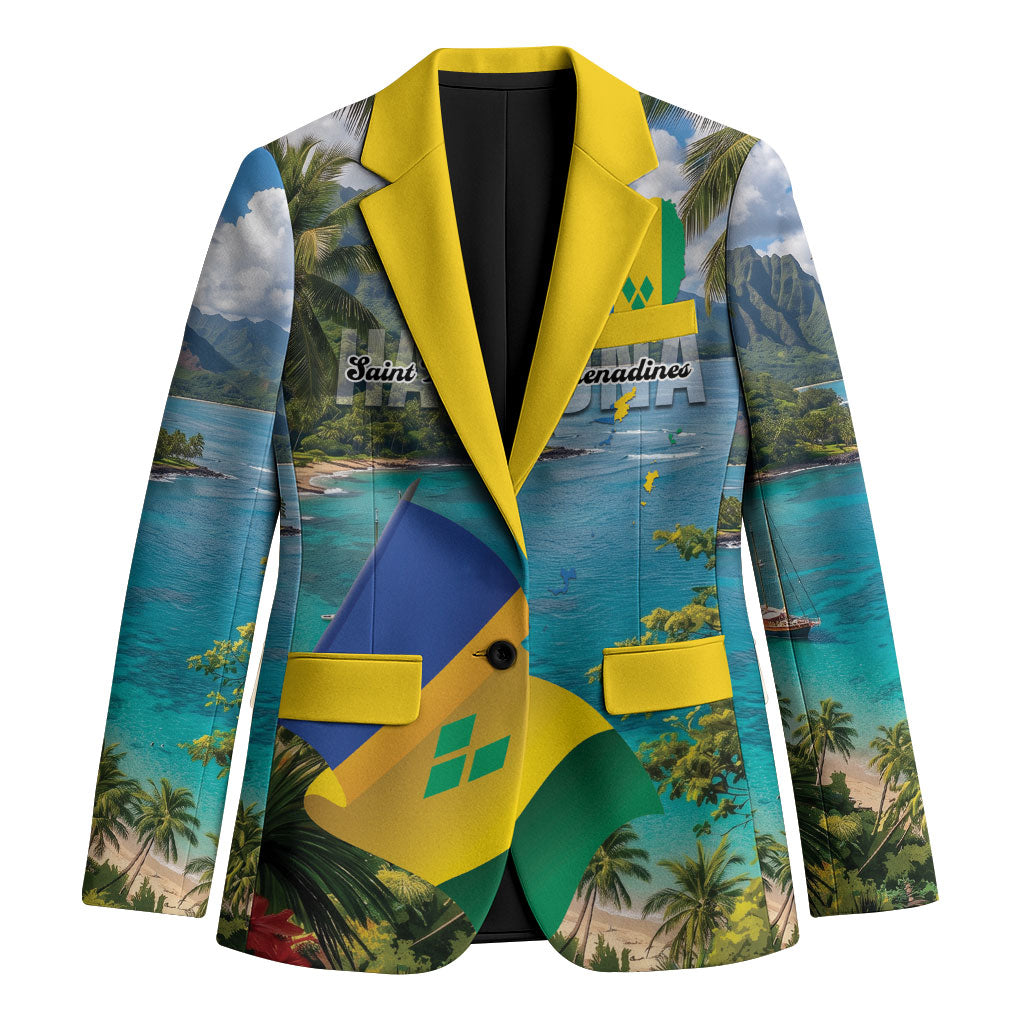 Hairouna St Vincent and The Grenadines Personalized Blazer Land of the Blessed