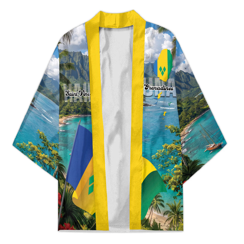 Hairouna St Vincent and The Grenadines Personalized Kimono Land of the Blessed